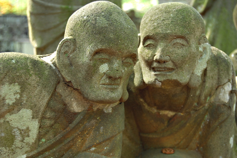 stone material, belief, stone statues, male likeness, 4K, creativity, sculpture, buddha statue, kawagoe, two, representation, tradition, art and craft