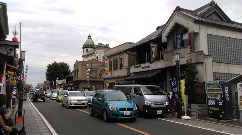 cloud - sky, architecture, Shi, Kawagoe, transportation, motor vehicle, kawagoe city, mode of transportation, sign, street, residential district, road