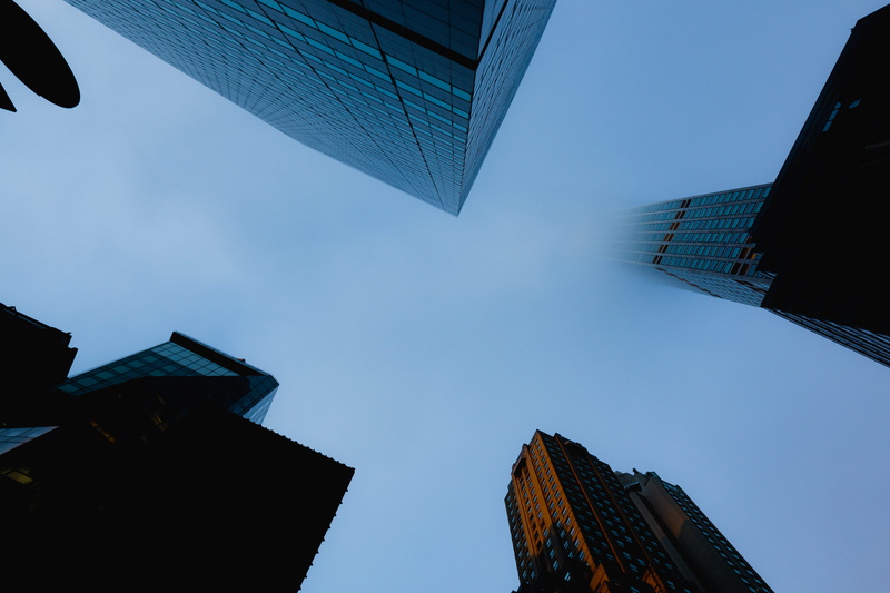 worms, high rise, blue, modern, building, photography, directly below, nature, financial district, silhouette, town, dark, architecture, downtown, eye