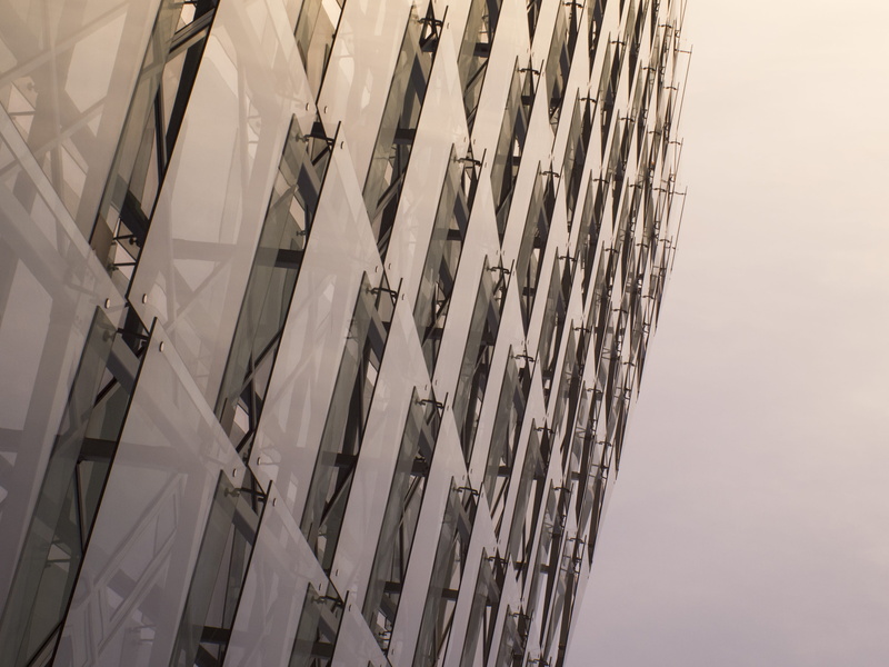 outdoors, photography, high rise, large group of objects, city, building exterior, glass - material, frame, window, built structure, lighting equipment