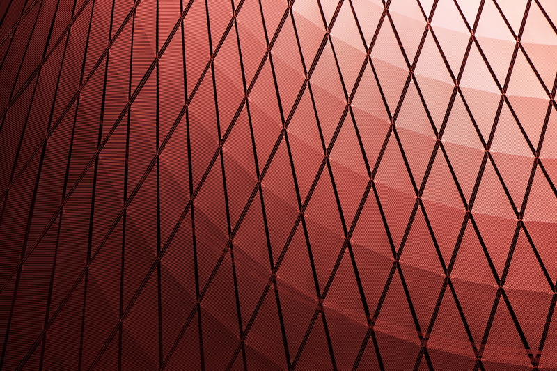 architecture, no people, ceiling, dark, design, town, modern design, metal, new york, window, united states, shape, built structure, city, triangle, art