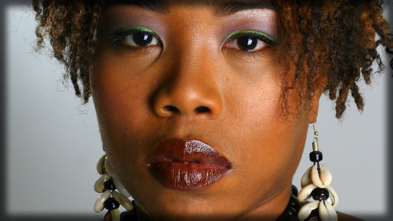 dangle, real People, indoors, lipstick, mouth open, fashion, looking At Camera, portrait, afro, beauty, adult, close-up, girl, black, african Descent, looking