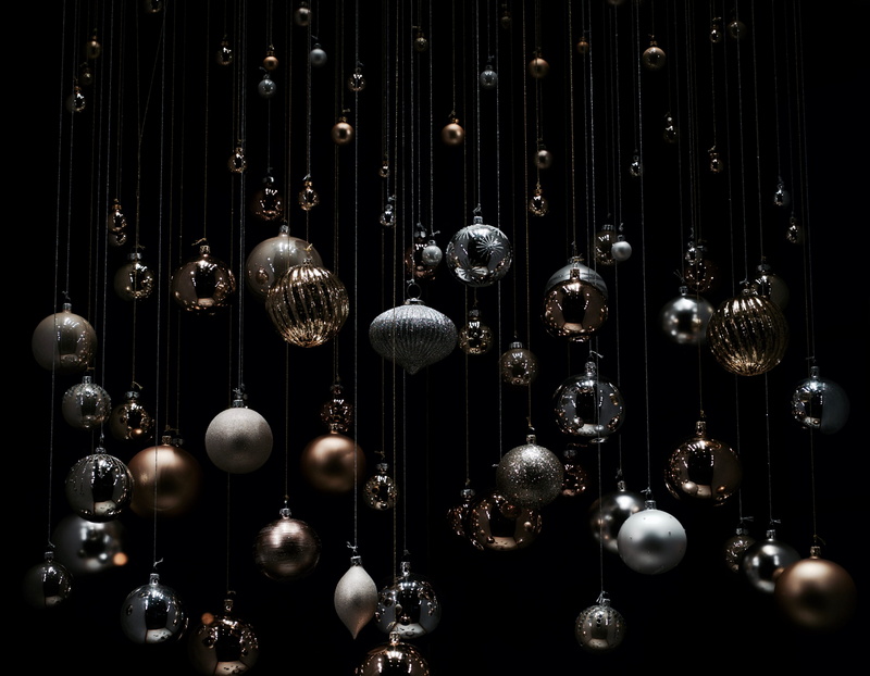 creativity, decoration, large group of objects, still life, metal, sphere, illuminated, ornaments, variation, string, collection, lighting equipment, christmas