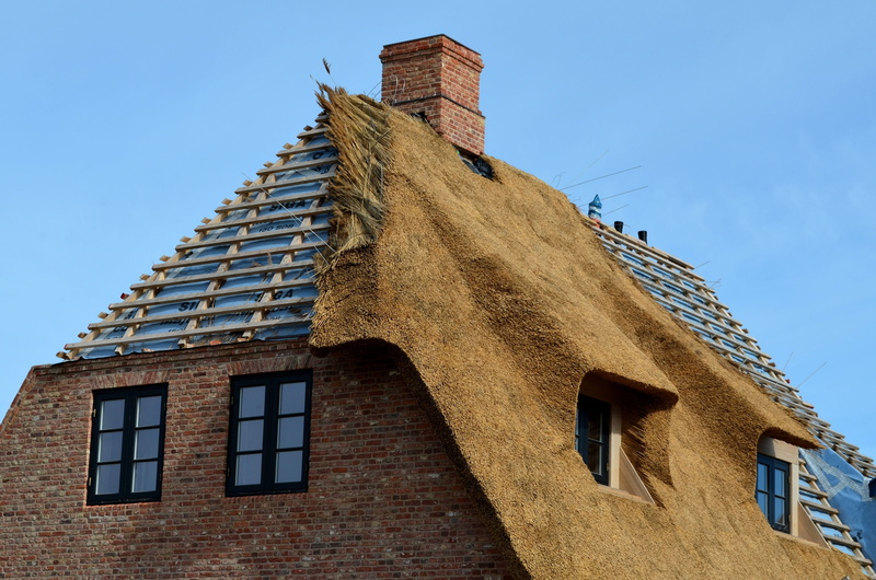 covered, history, building, brick, 4K, nature, tall - high, window, building exterior, clear sky, house, roofers, tower, housetop, construction material