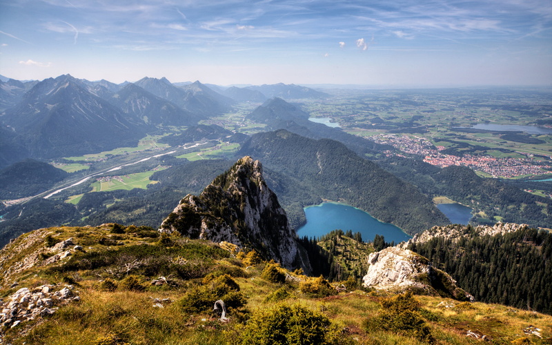 water, formation, remote, Nature, mountain range, scenics - nature, plant, Scenery, mountain, rocky, non-urban scene, scene, no people, idyllic, cloud - sky