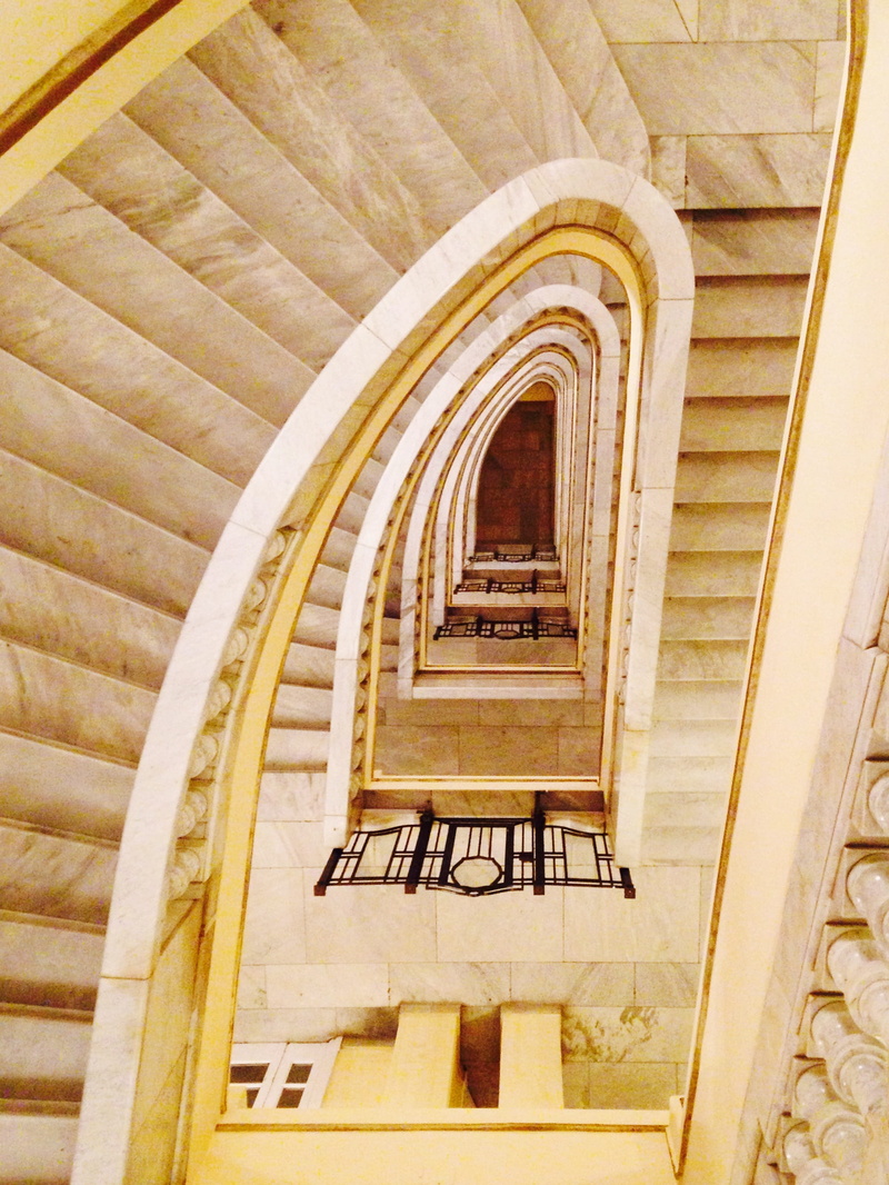 railing, architectural column, building, 2K, pattern, direction, the past, day, low angle view, absence, art, hight, ornate, spiral, no people, ceiling