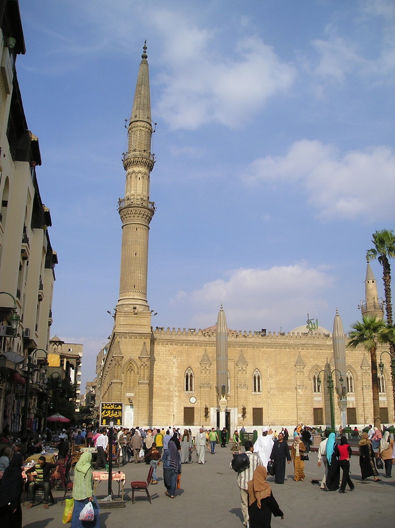famous Place, the past, egypt, arabic, islam, architecture, history, place of worship, travel, outdoors, large group of people, crowd, minaret, built structure