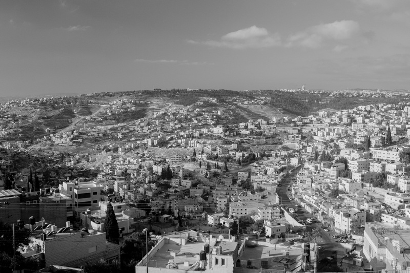 apartments, crowded, bandw, jerusalem, crowd, 2K, city, building, mount of olives, townscape, cloud - sky, people, residential district, high angle view