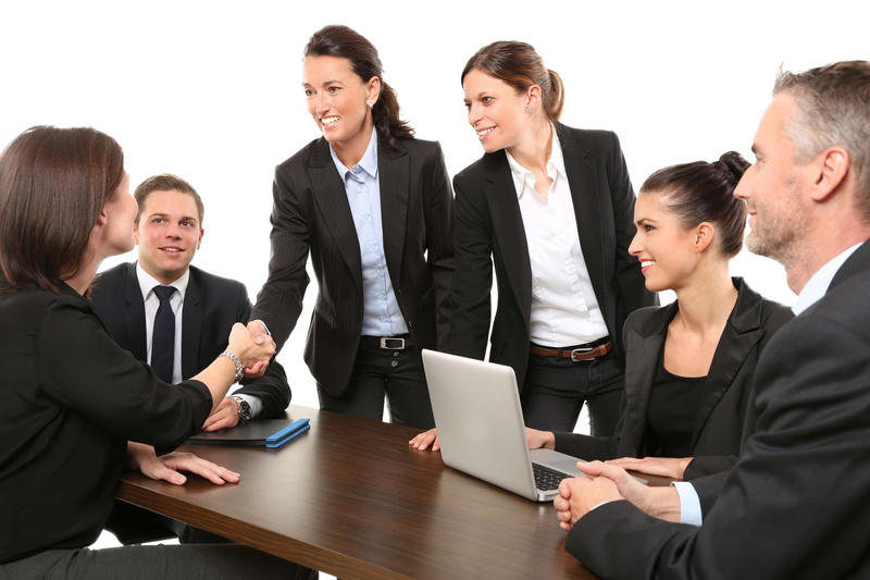 mature adult, working, computer, women, office, manager, men, cooperation, communication, work, chef, corporate business, wireless technology, coworker