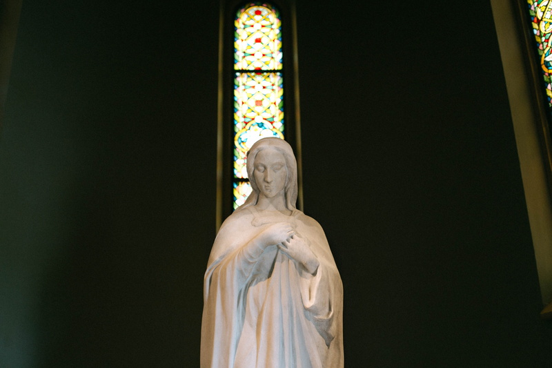 sculpture, spirituality, catholic, faith, 5K, human representation, travel destinations, architecture, low angle view, belief, male likeness, female likeness