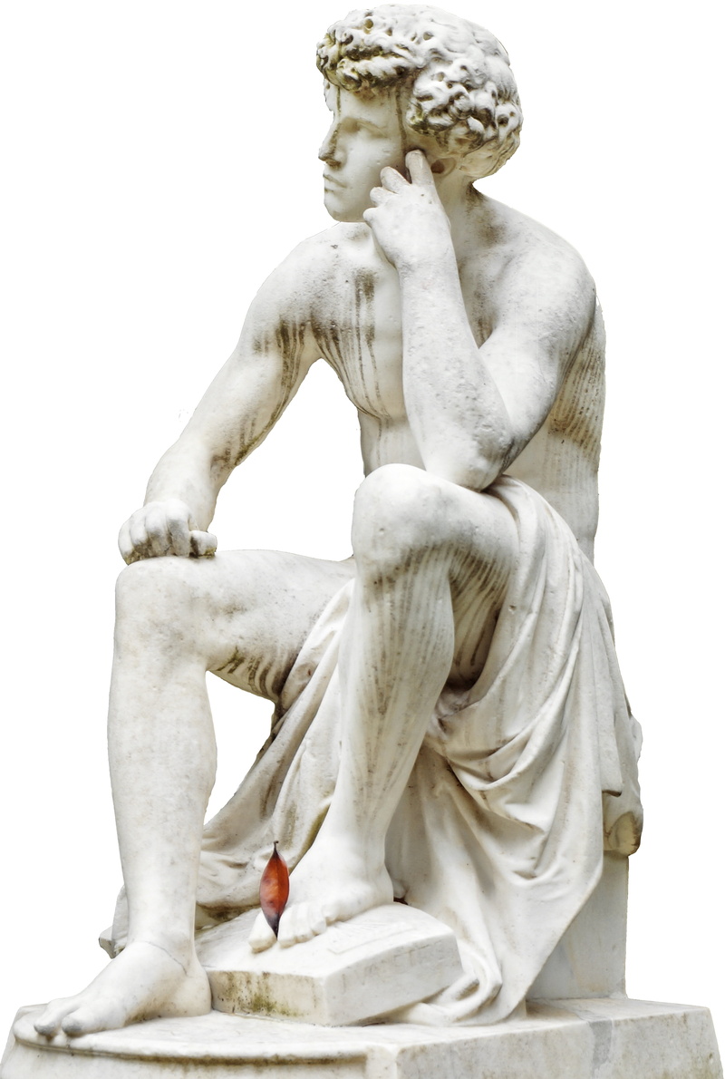 paris, male likeness, statue, clear sky, religion, female likeness, 5K, sculpture, angel, human representation, the past, figure, marble, belief, sitting