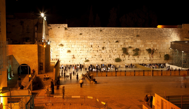 4K, temple, night, religion, jerusalem, cities, israel