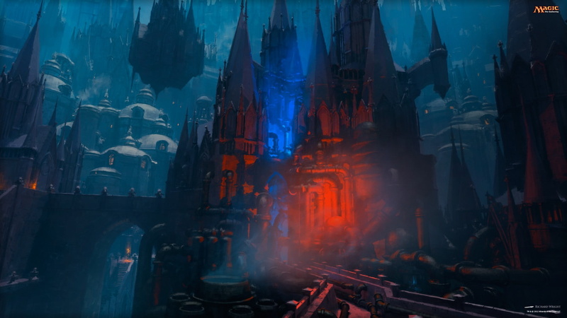 Magic: The Gathering, town, Izzet, 1080P, magic