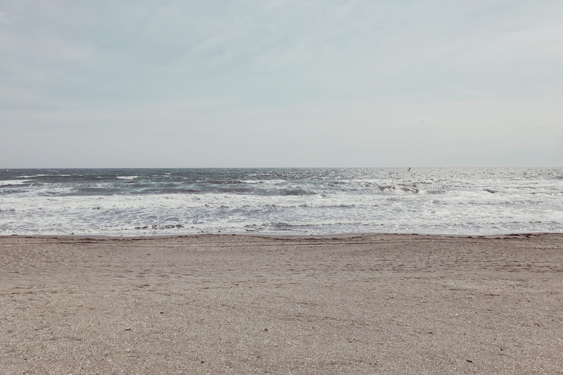 non-urban scene, scenics - nature, idyllic, tranquil scene, sky, water, sea, location, 4K, horizon, outdoors, kamakura-shi, horizon over water, beauty in nature