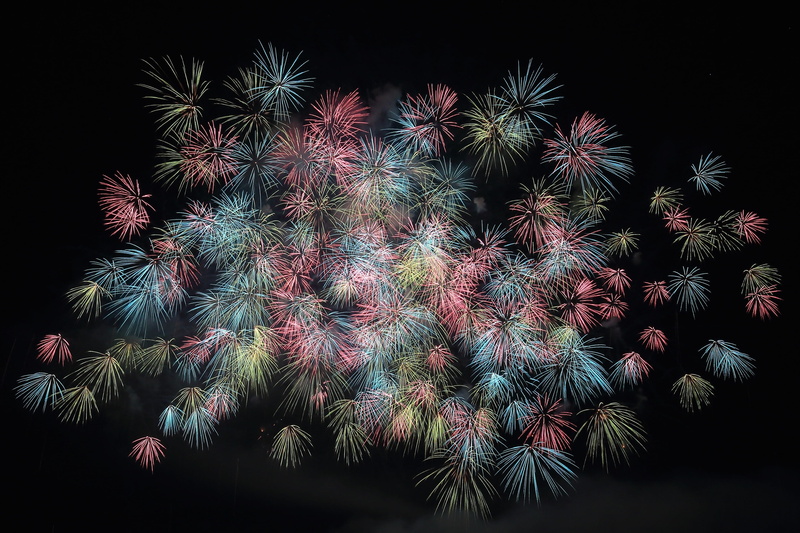 exploding, color, timelapse, lot, white, digital, firework, night, illuminated, arts culture and entertainment, blue, explosion, fire, long exposure