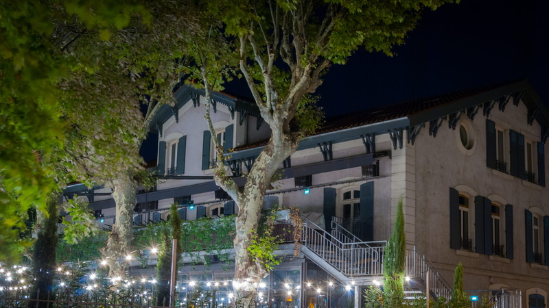 housing development, building, outdoors, lyon, wealth, luxury, built structure, front or back yard, residential district, restaurant, lumière, mansion