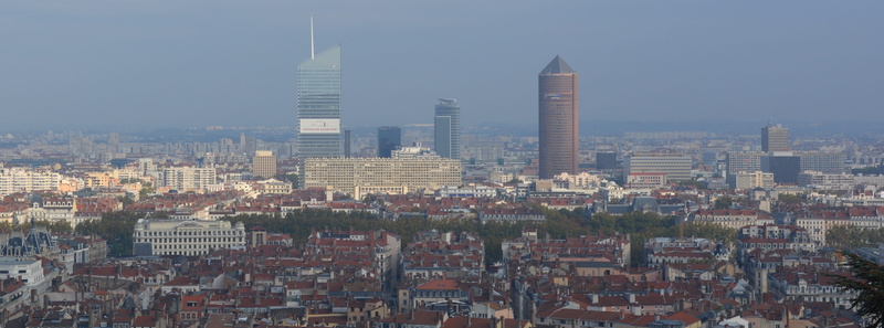 cityscape, photo, panorama, City, travel destinations, view, financial district, sky, residential district, urban skyline, Lyon, Houses, spire, landscape