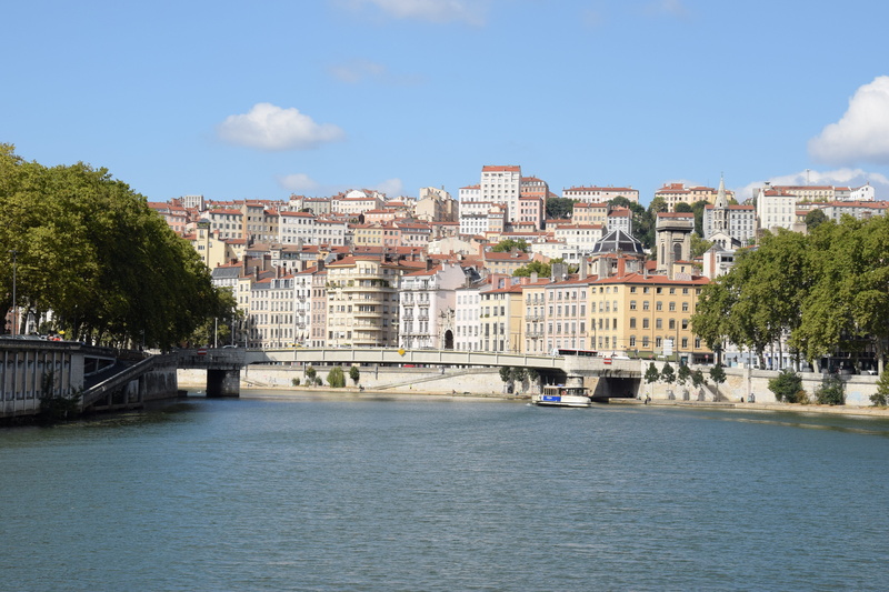 building, urban landscape, lyon, architecture, 5K, plant, connection, outdoors, residential district, confluence, nature, built structure, waterfront