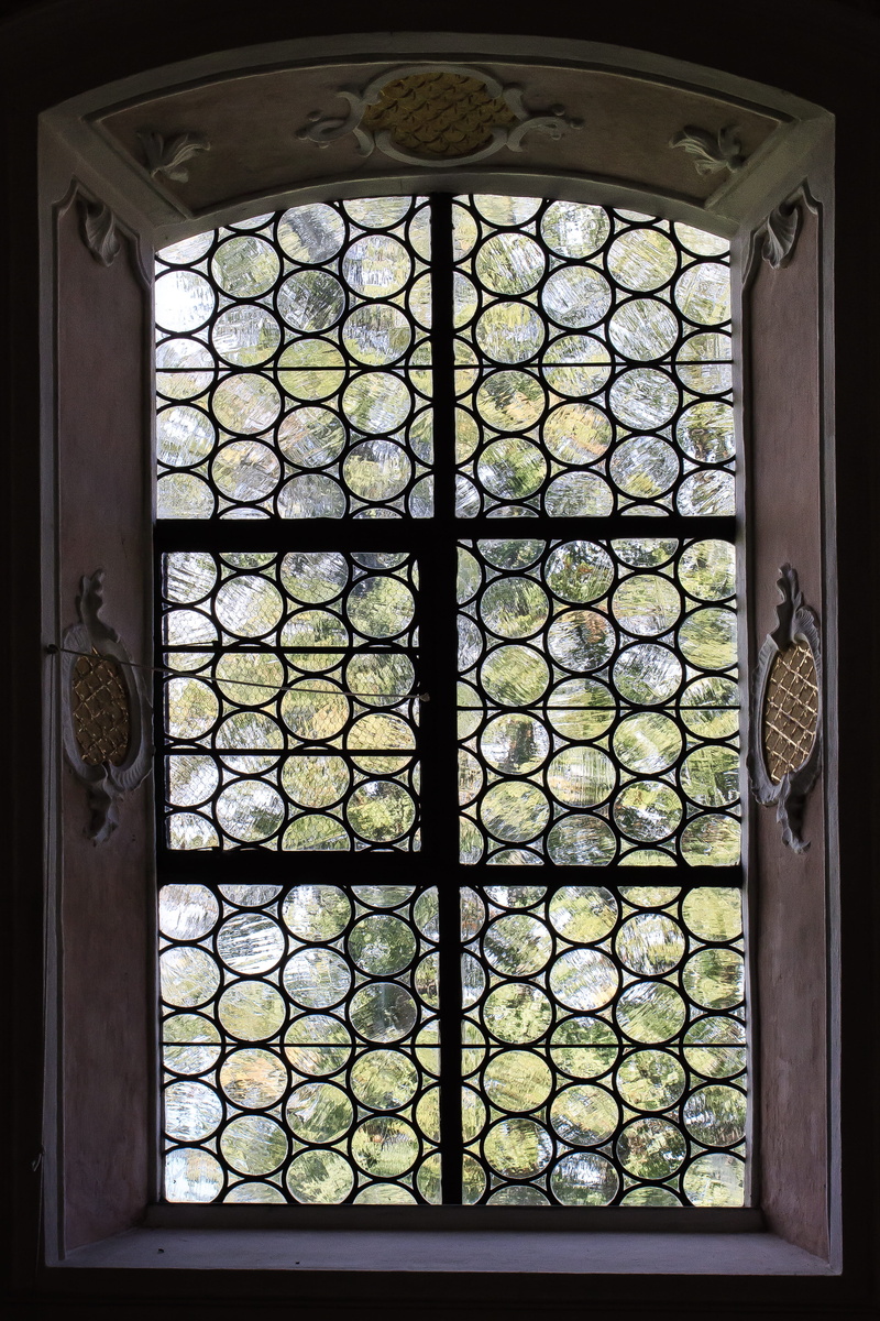lead glass, safety, historically, glass window, design, building, church, indoors, entrance, closed, pattern, glass - material, wrought iron, metal, built structure