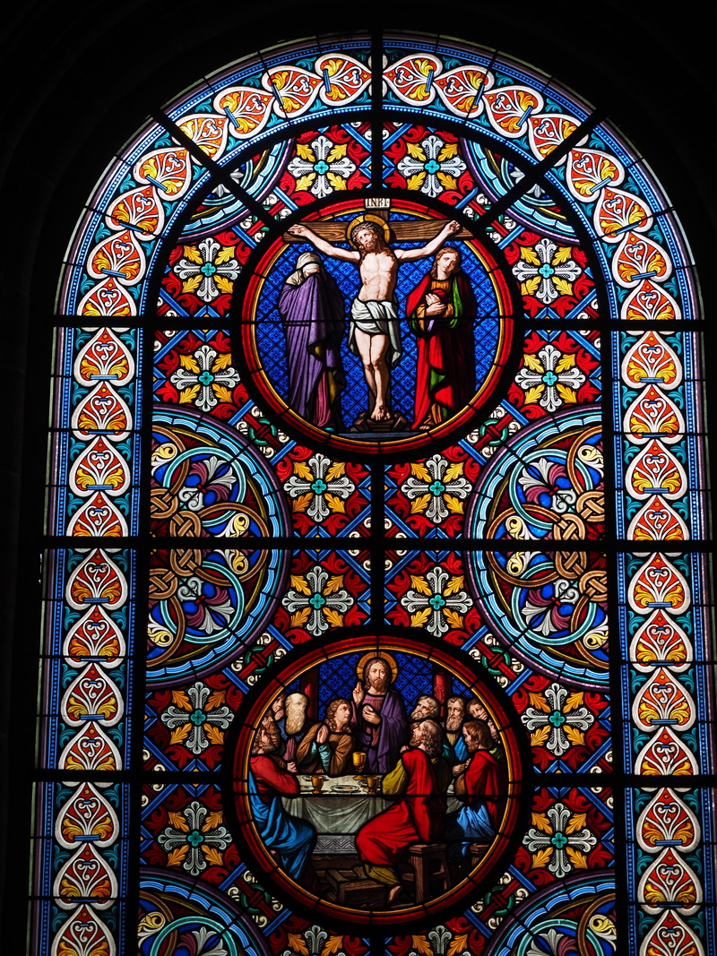 color, pattern, glass, window, built structure, basel cathedral, human representation, 4K, stained glass, multi colored, window panes, christ, münster