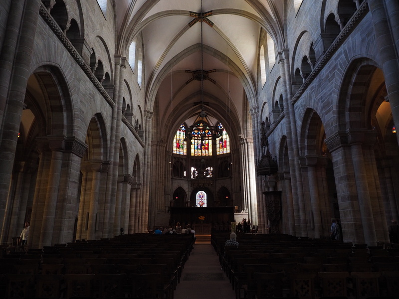 aisle, pew, church steeples, history, place of worship, ceiling, landmark, day, arch, house of worship, religion, built structure, altar, 4K, bishop church