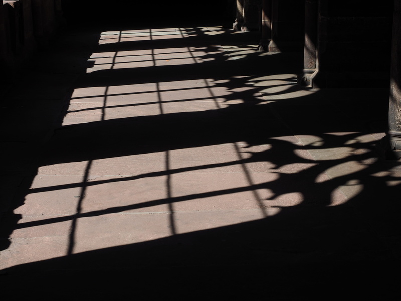 shadow, basel, basel cathedral, places of interest, landmark, no people, architecture, sand stone, city, railing, church, building, focus on shadow, sunlight