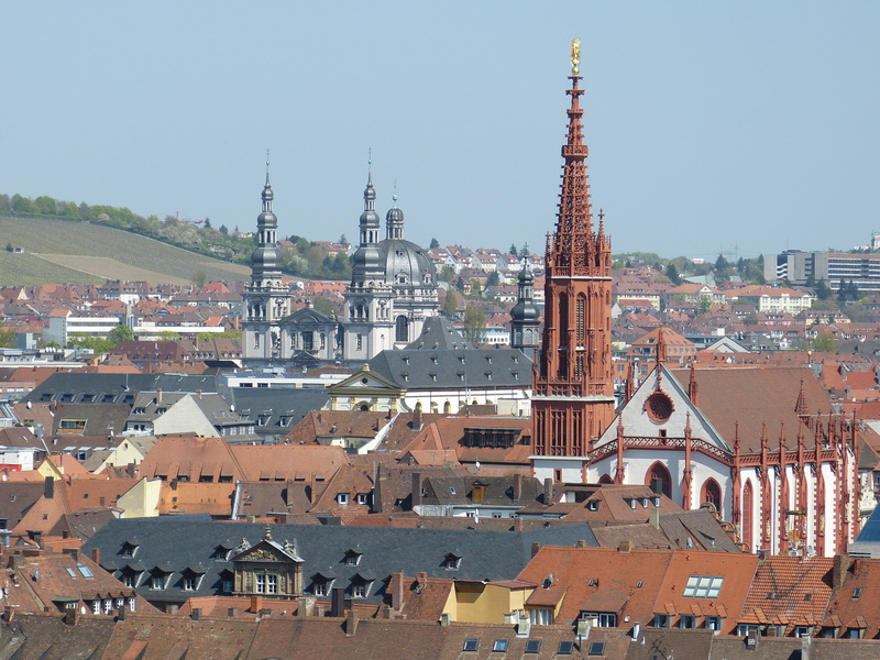 townscape, travel, religion, spire, germany, swiss francs, outdoors, outlook, city, no people, sky, würzburg, built structure, architecture, belief, travel destinations