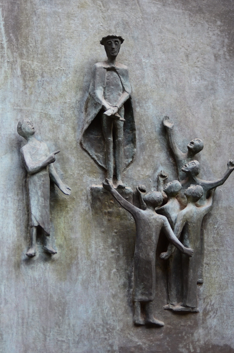 religion, church door, creativity, carving - craft product, 4K, wall - building feature, bronze, male likeness, history, no people, passion, old, representation
