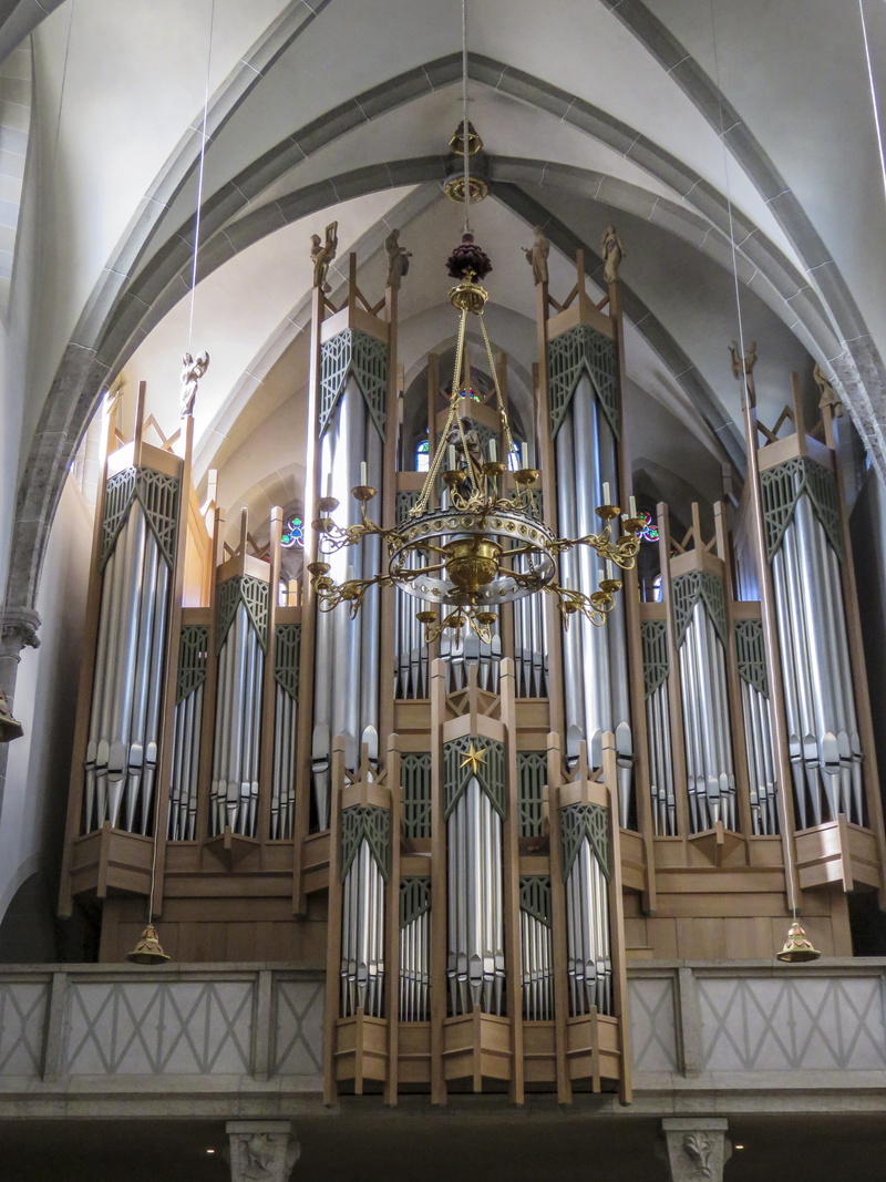 ancient, belief, bavaria, europe, architectural column, christian, gothic, pipe organ, ceiling, landmark, saint ottilien, religious, christianity, architecture