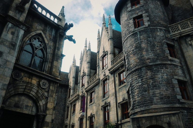 brown, buildings, the past, building exterior, built structure, ornate, castle, traditional, travel destinations, architecture, tourism, goth like, outdoors