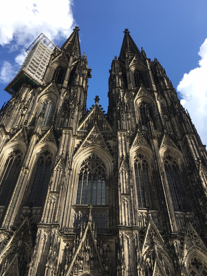 church, gothic style, tourism, outdoors, travel destinations, building, belief, religion, low angle view, no people, ancient civilization, place of worship