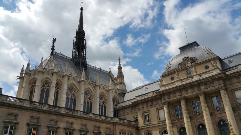 tourism, travel destinations, tower, gothic style, city, government, building, clock, church, sainte-chapelle, built structure, architecture, the past