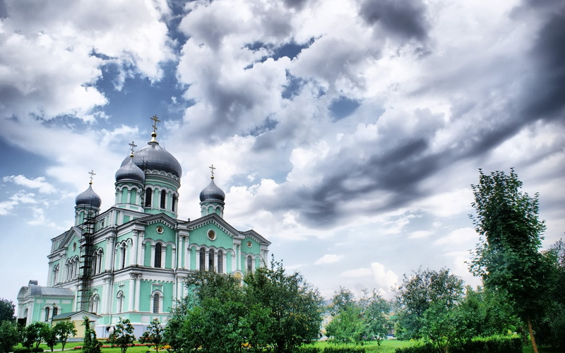 religion, cross, christianity, old, cathedral, blue, church, concrete, famous Place, europe, spirituality, urban Scene, nature, teal, sky, cultures, stone