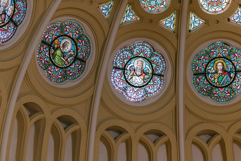 no people, jesus, religion, glass, christian, pray, old, interior, gothic, pierre, day, glass - material, catholic, the story, architecture and art, saint