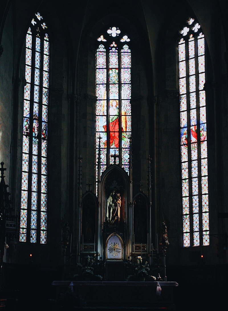 travel, church window, ancient, altar, traditional, indoors, chapel, arch, holy, built structure, spirituality, art, day, church, stained, glass, christianity
