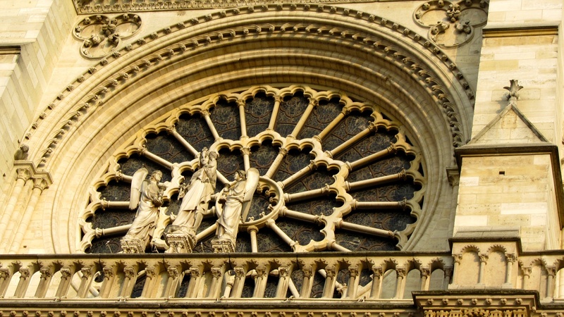 carving, ornate, place of worship, gothic style, notre dame, spirituality, the past, no people, craft, notre dames, 2K, religion, rosette, paris, facade
