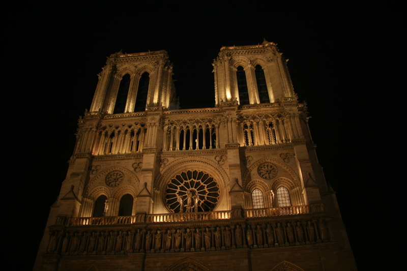 architecture, notre, built structure, time, famous, nature, history, gothic, monument, gothic style, no people, belief, tower, cathedral, black background