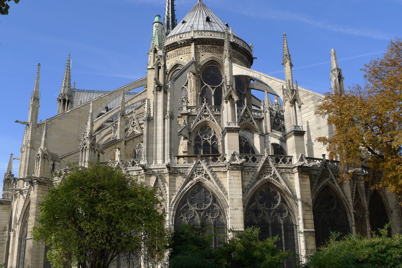 tour, travel, building, built structure, historic, travel destinations, low angle view, no people, religion, plant, france, belief, catholic, paris, attraction