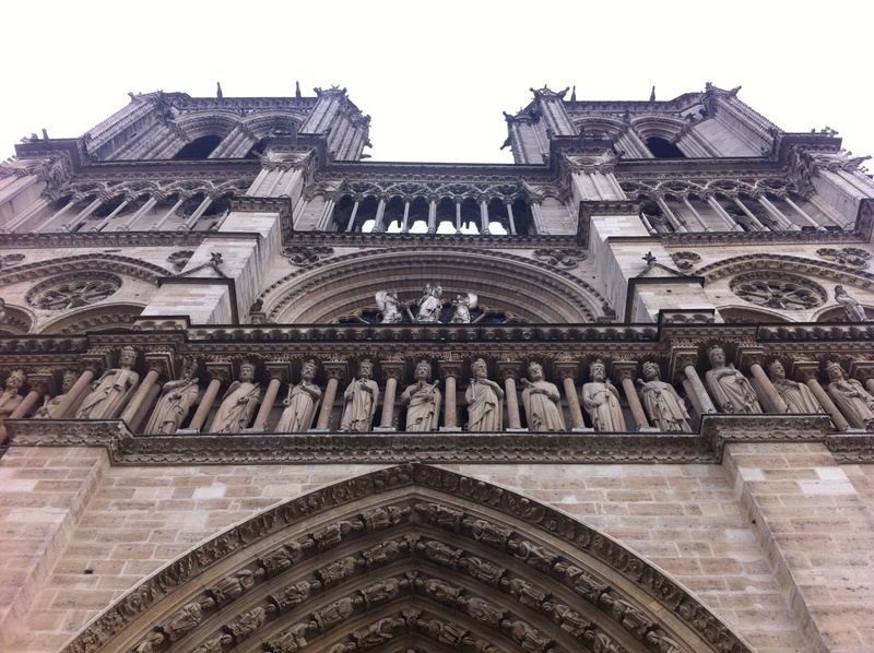 carving, medieval, temple, historic, the past, 2K, no people, Paris, gothic, destination, Notre-Dame, architectural, building exterior, catholicism, christian