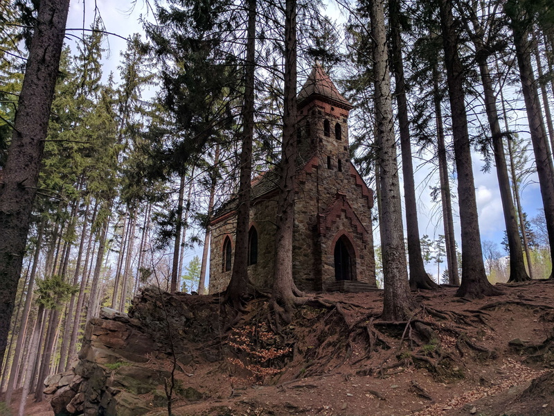 the opawskie mountains, land, trunk, architecture, st john the baptist, outdoors, growth, religion, plant, sudetes, day, place of worship, built structure