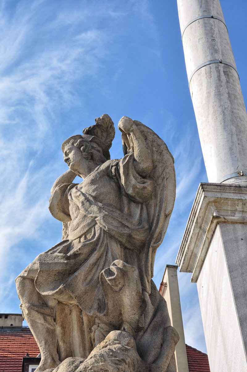 travel, day, architectural column, history, st john the baptist, the market, statue, spirituality, 4K, europe, no people, building exterior, art and craft