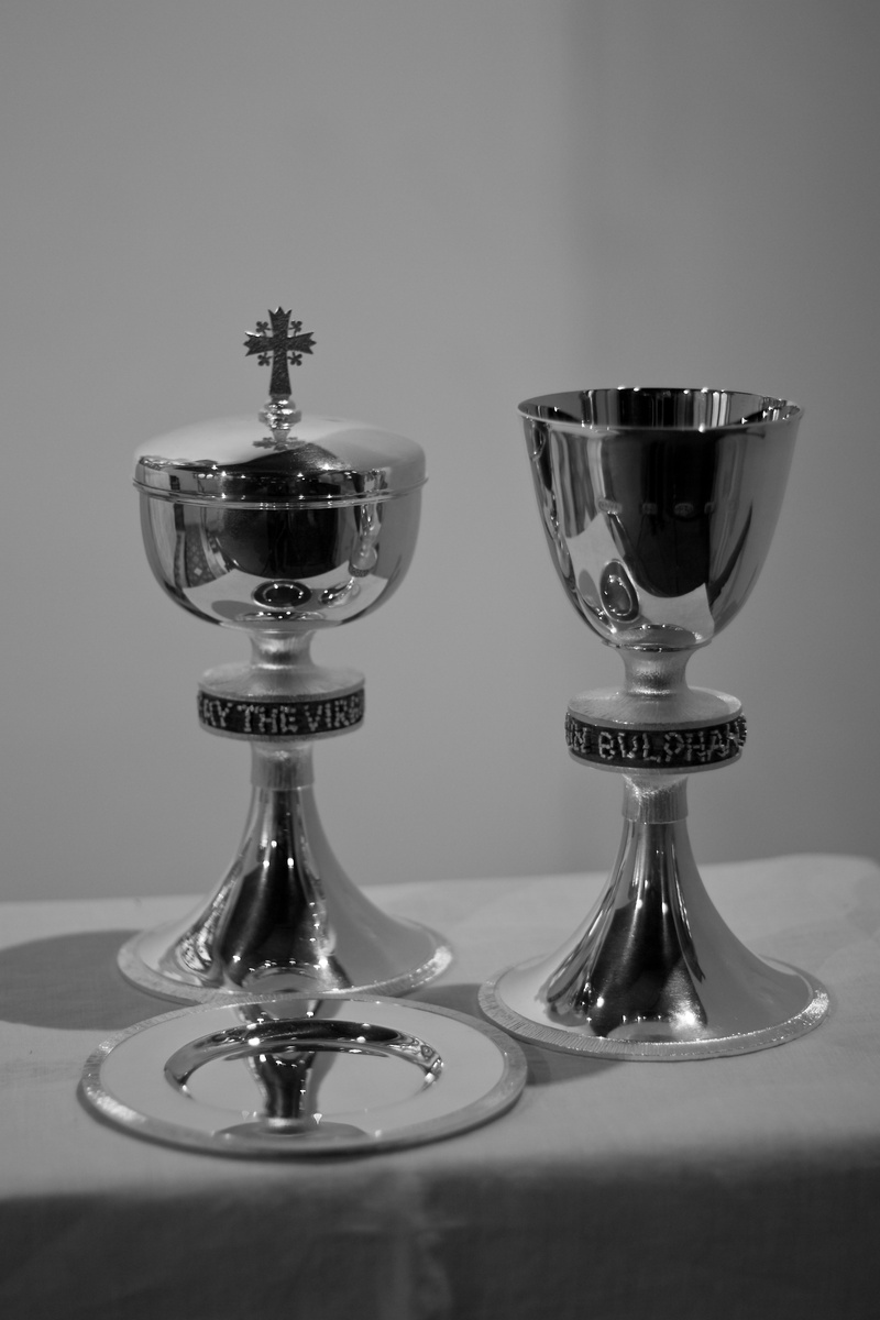 two objects, group of objects, close-up, silver, two, competition, communion silver, still life, side by side, reflection, chalices, achievement, chalice