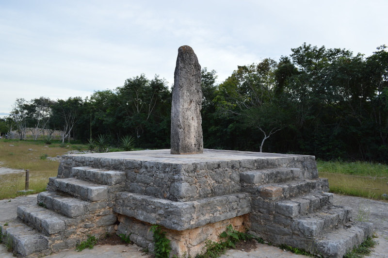 day, stone, ruined, stone wall, tombstone, nature, pyramid, travel destinations, grave, cancun, 5K, maya, dzibilchaltun, pyramids, quintana roo, solid