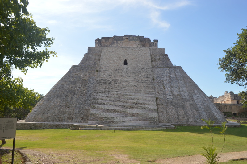 maya, old, quintana roo, the past, no people, tourism, travel, grass, mexico, built structure, architecture, pyramid, building exterior, uxmal, ancient civilization