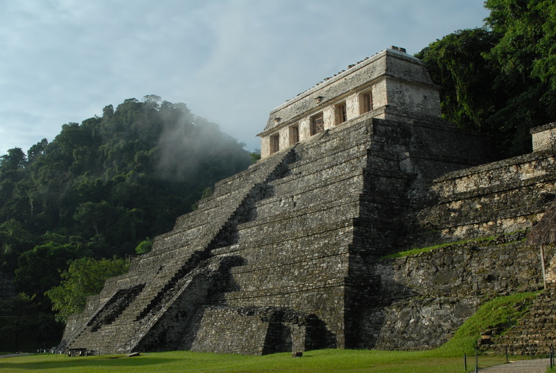 structure, building, concrete, low angle view, forest, no people, culture, building exterior, tourism, nature, travel, history, plant, ancient civilization