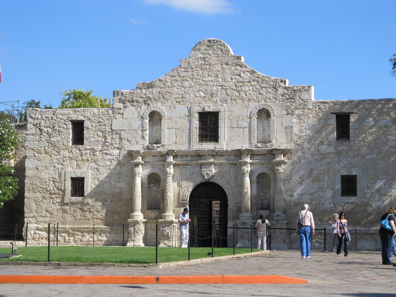 downtown, historical, tejas, texas, white, building, San Antonio, tourism, church, Mission, arch, day, building exterior, place of worship, Texas, sky