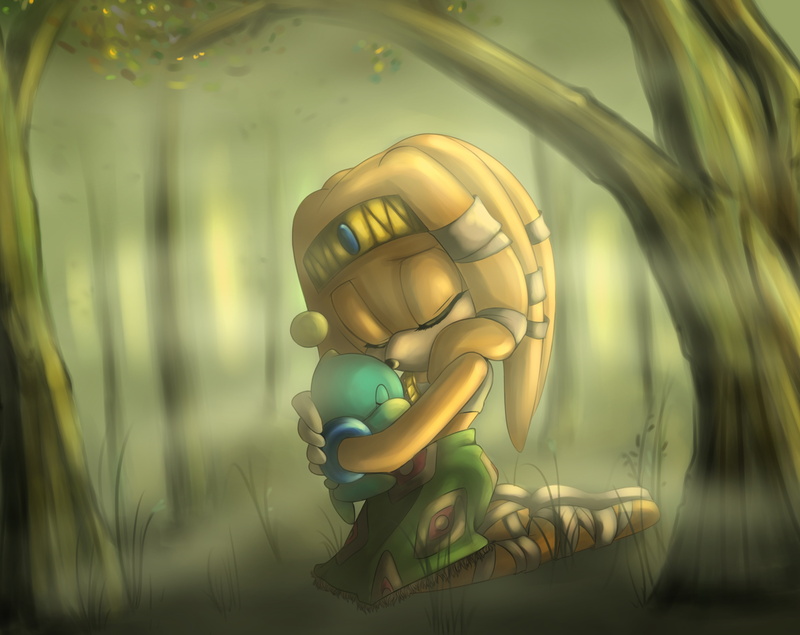 echidna, hedgehog, sonic, tikal, 2K