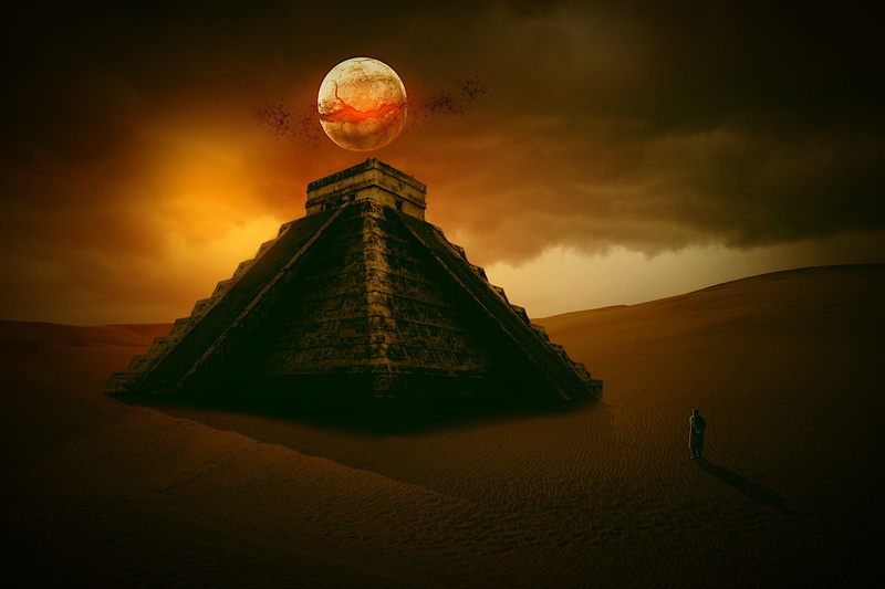 4K, the past, marvel, ancient, outdoors, travel destinations, history, place, land, architecture, no people, cloud - sky, maya, travel, secret, ancient civilization