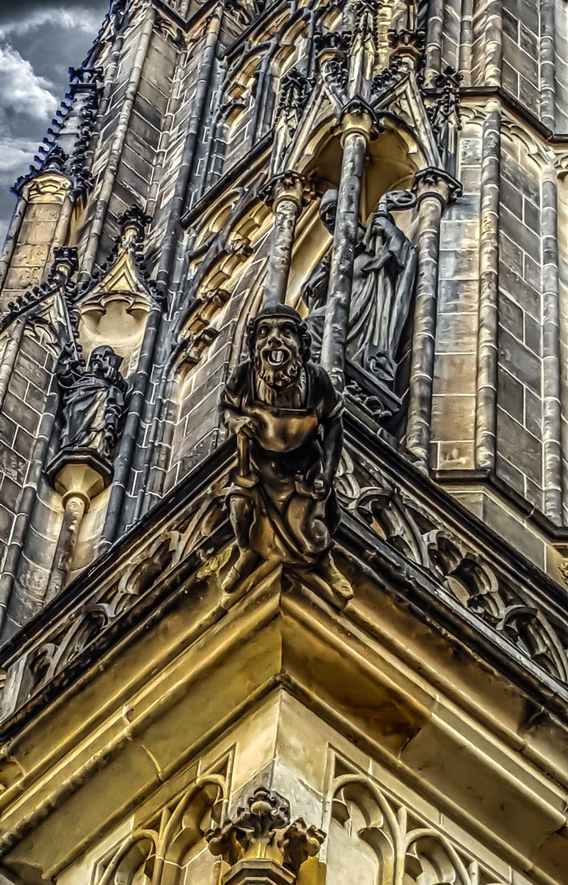 monster, bas relief, wall, vitus, stone, carving, human representation, landmark, built Structure, statue, history, Tourism, craft, sky, male likeness
