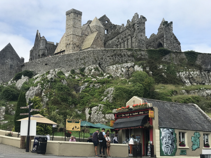 group of people, outdoors, castle, holiday, religion, building, tree, nature, towers, men, plant, abbey, day, spirituality, sky, 4K, belief, ireland, fortress